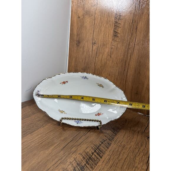 K&A Krautheim Selb Bavaria Germany Floral Small Relish Serving Bowl - Picture 2 of 4